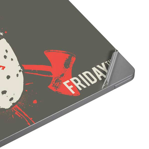 Warner Bros Friday the 13th Jason Voorhees Mask Universal Laptop 16in (13 x 9.4in) Skin